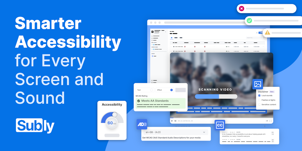 Subly AI Video Accessibility Checker