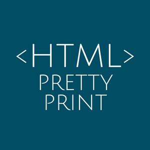 Pretty print your HTML data