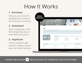 CRM Tracker Notion Template gallery image