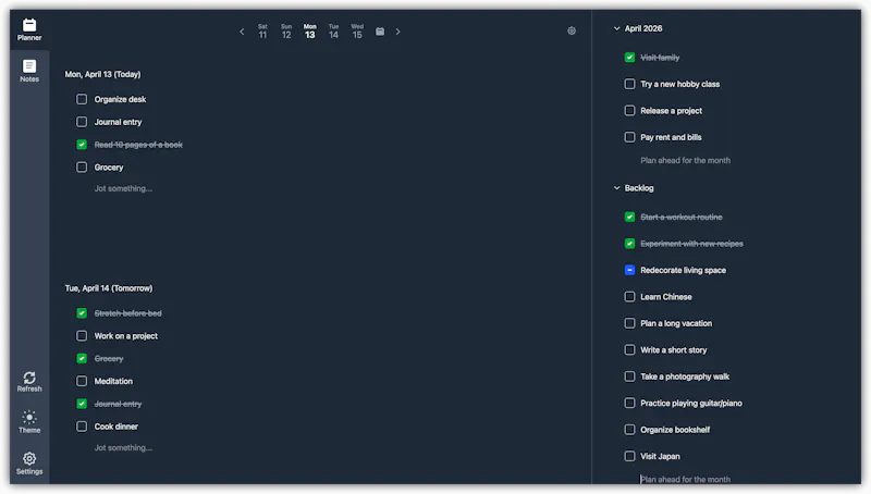 Perga screenshot 2