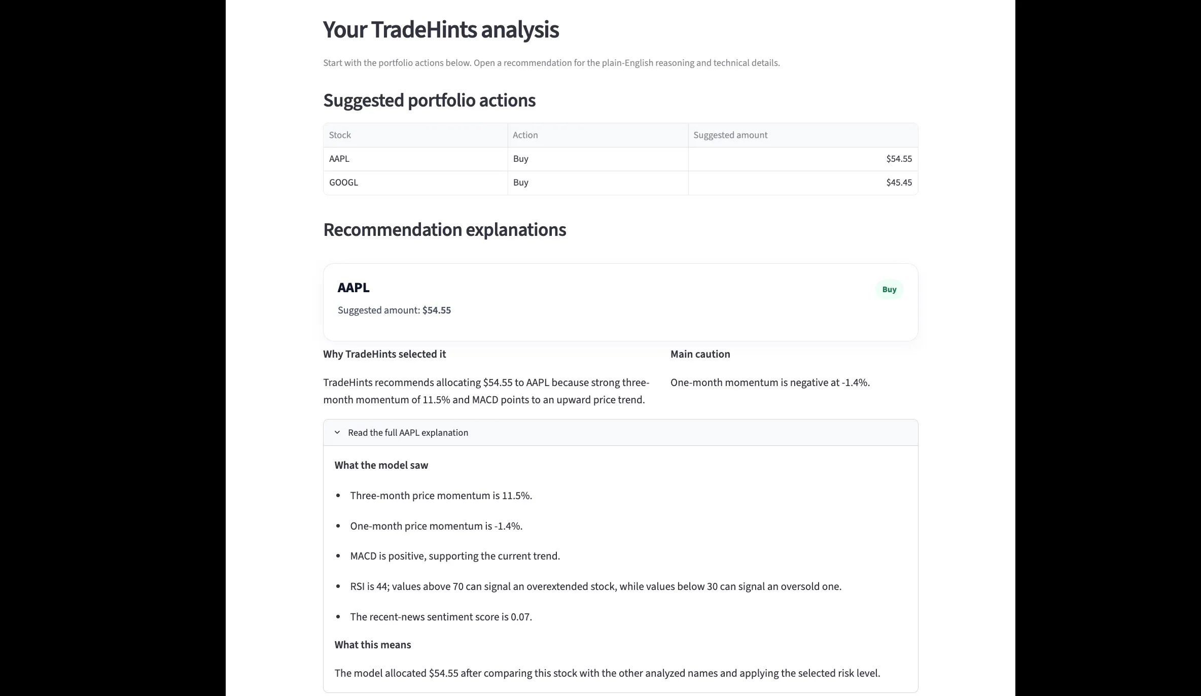 TradeHints gallery image