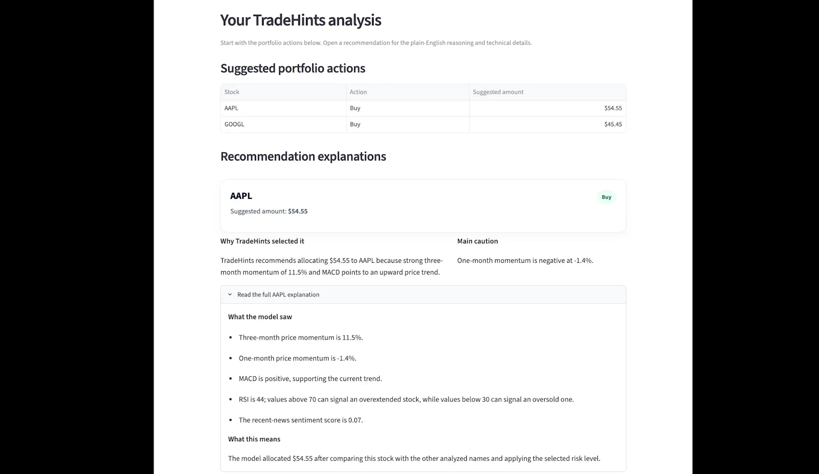 TradeHints screenshot 4