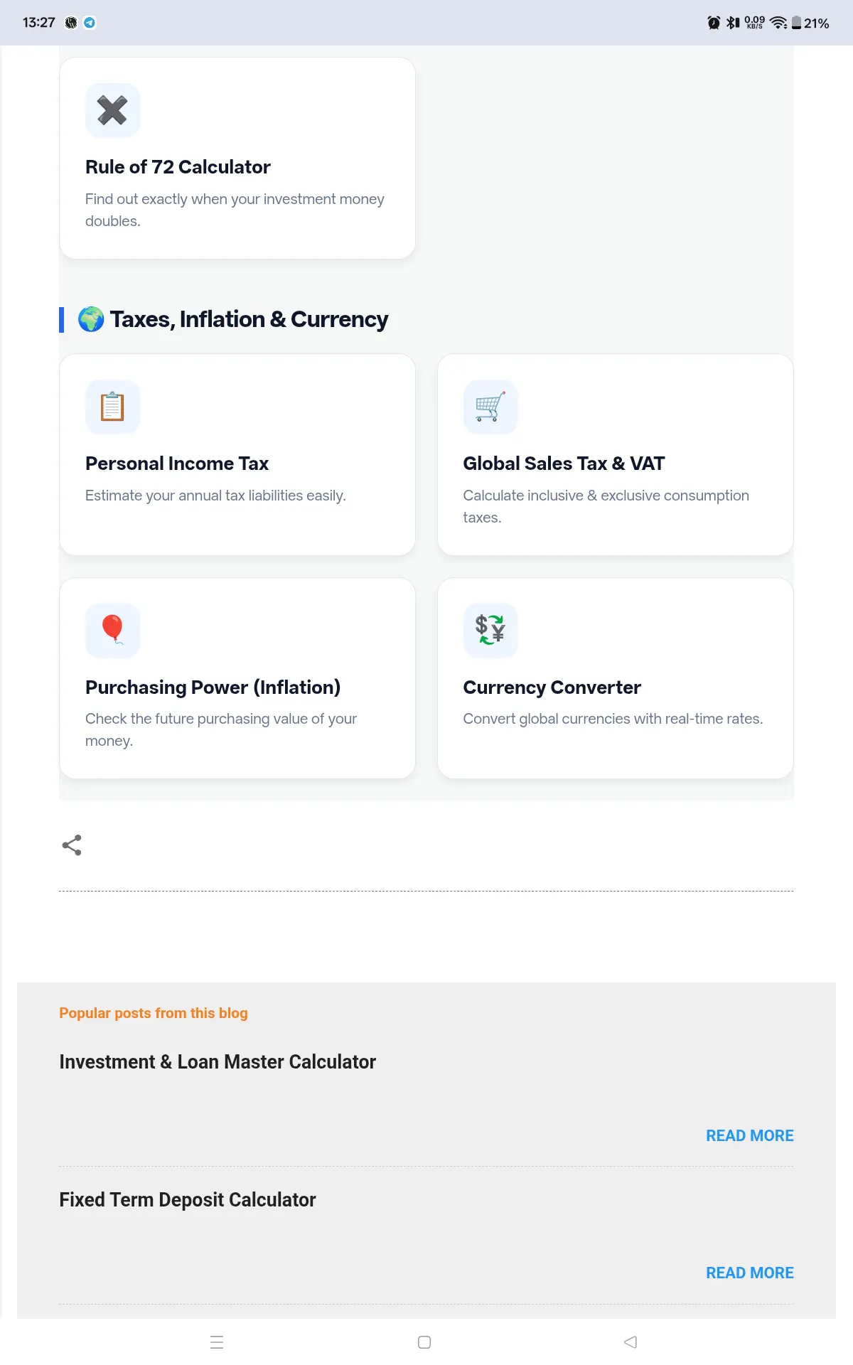 Global Finance Tools  gallery image
