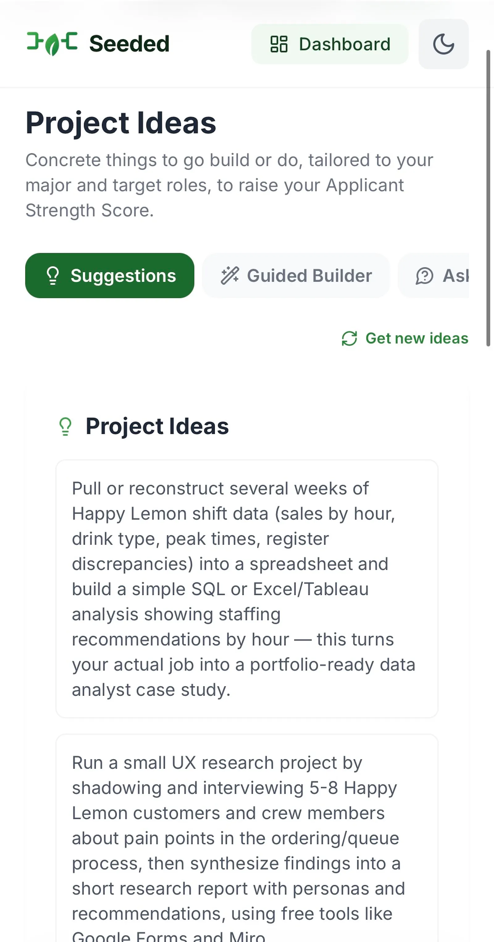 Seeded screenshot 3
