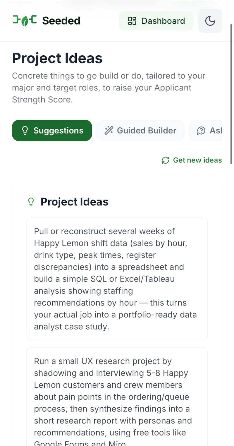 Seeded screenshot 3