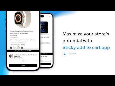 Sticky Add to Cart - Shopify App gallery image