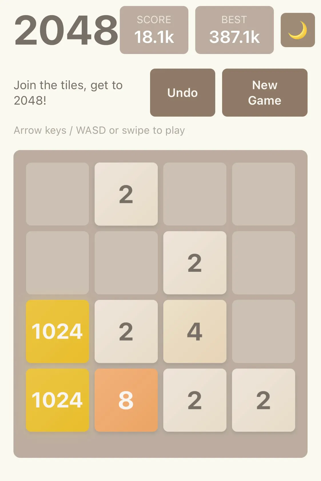2048 Game gallery image