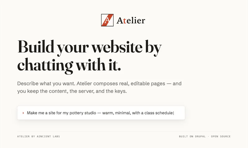 Atelier CMS screenshot 3