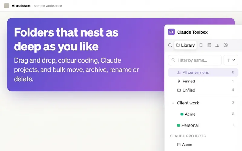 Claude Toolbox screenshot 3