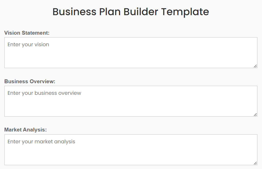 Interaktiver Business Plan Builder media 1