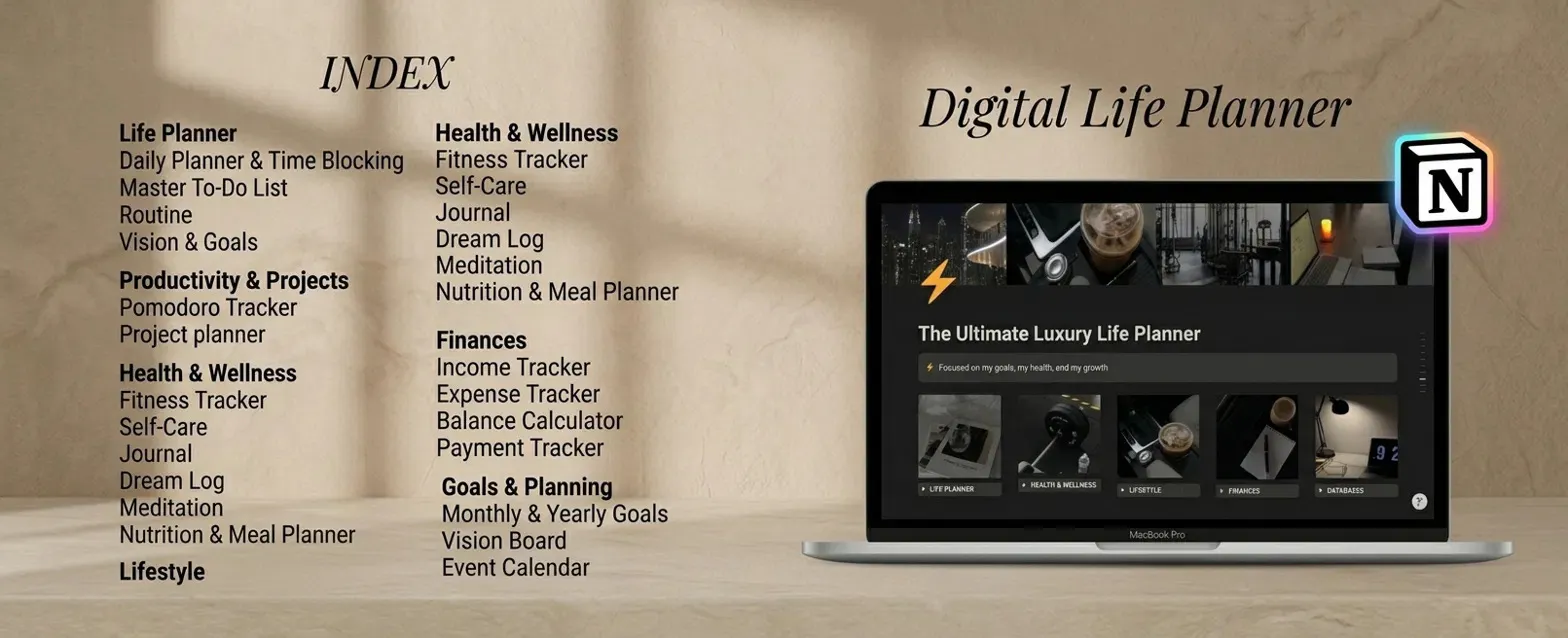 The Ultimate Luxury Life Planner gallery image