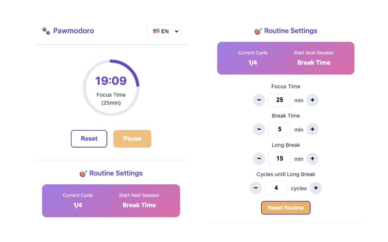 Pawmodoro - Chrome web store media 1