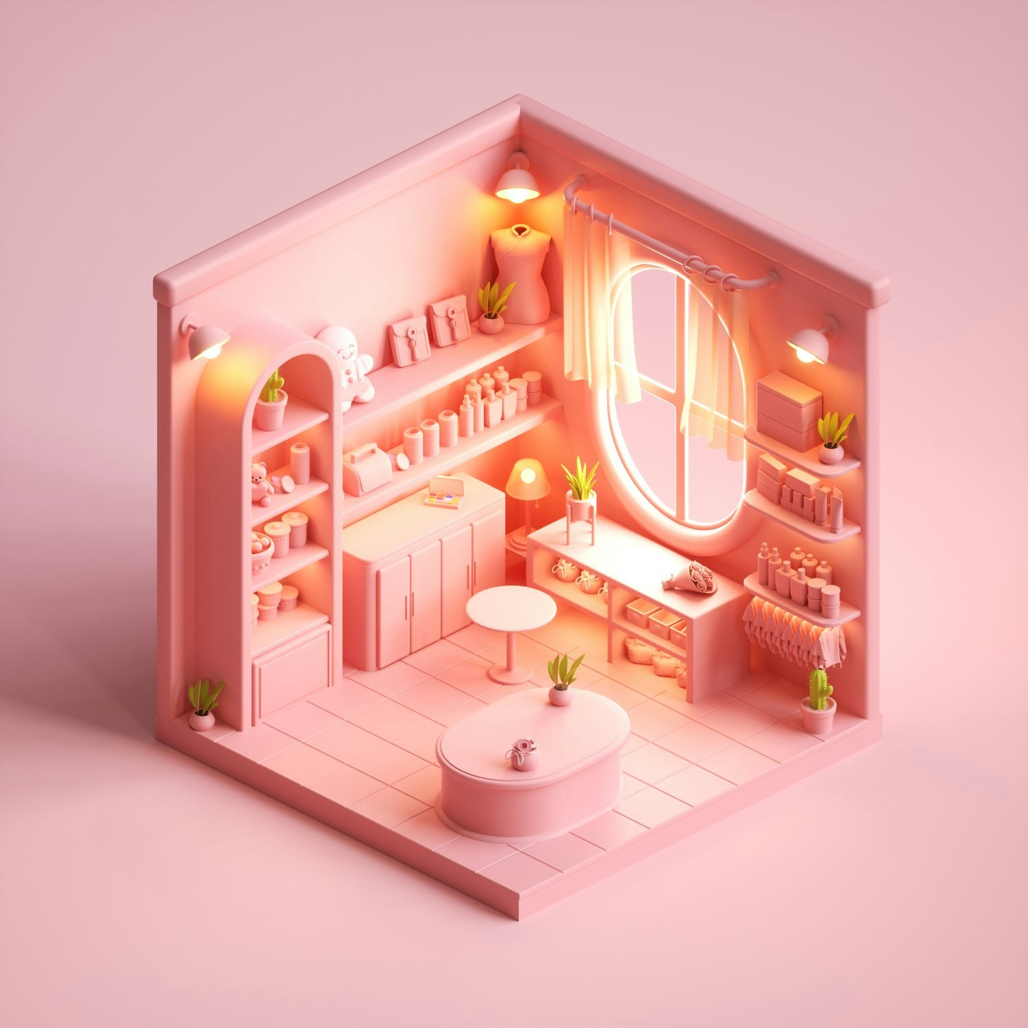 c4d and octane isometric project files  - Screenshot 2 preview