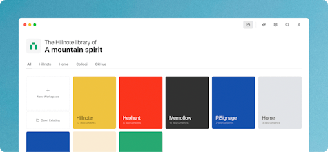 Hillnote gallery image