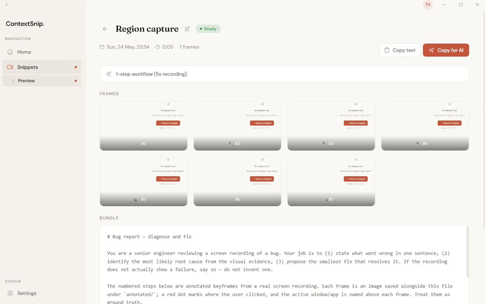 ContextSnip screenshot 3