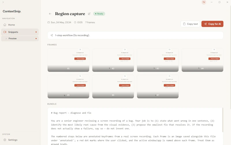 ContextSnip screenshot 3