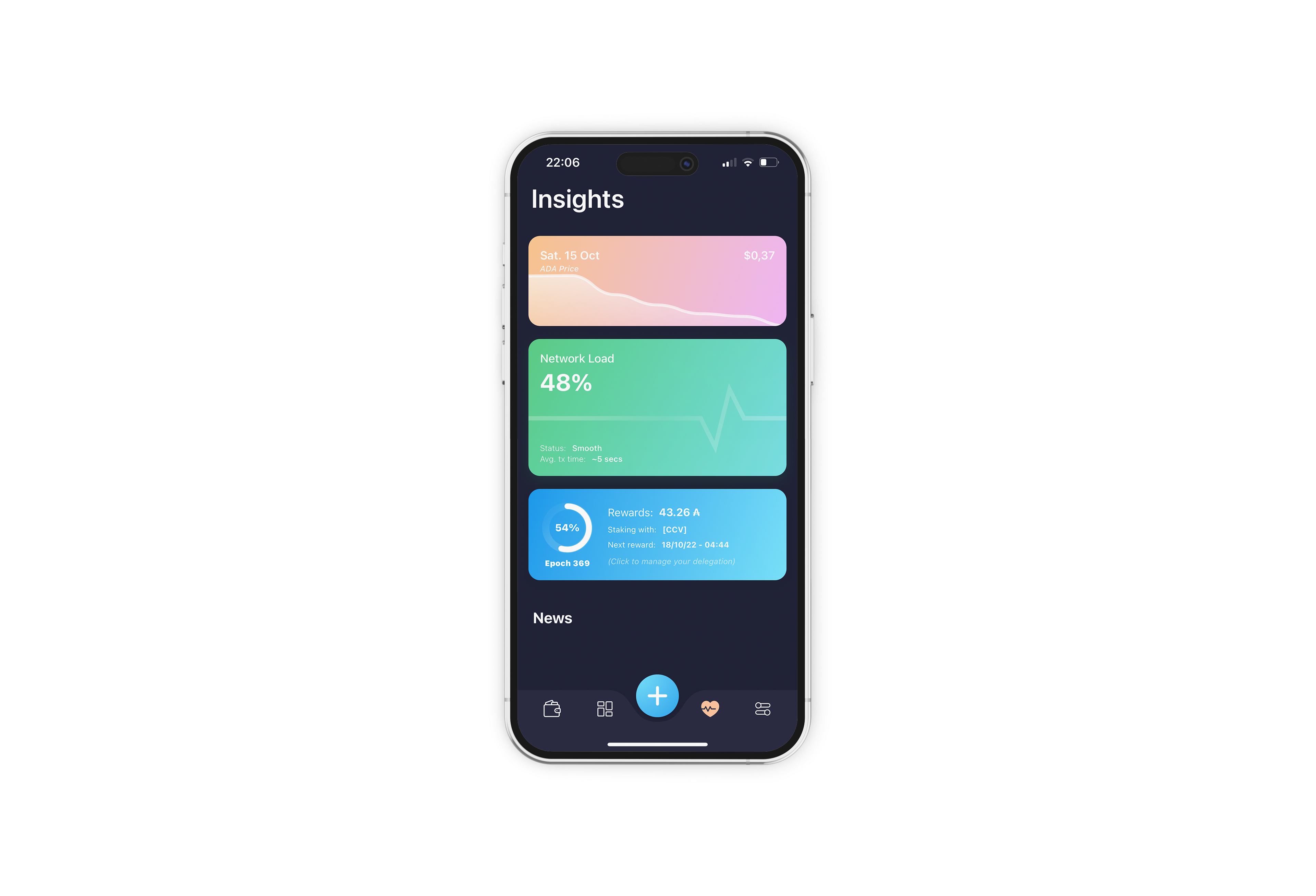 Billetera de mantium cardano - Billetera criptográfica con NFT que acuña directamente desde iPhone media 5