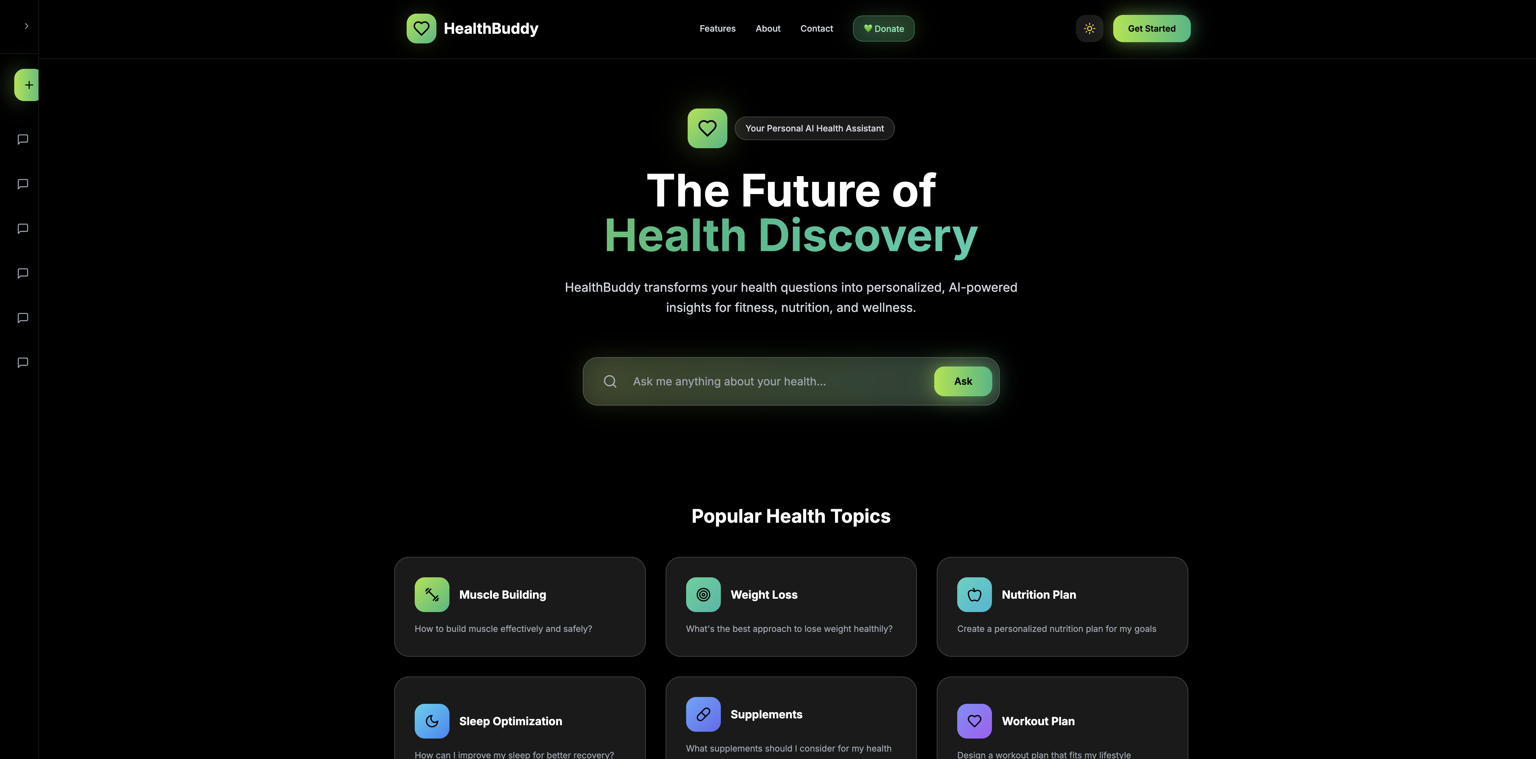 HealthBuddy logo