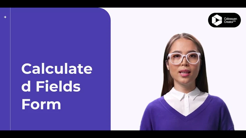 Calculated Fields Form screenshot 1 (video preview)