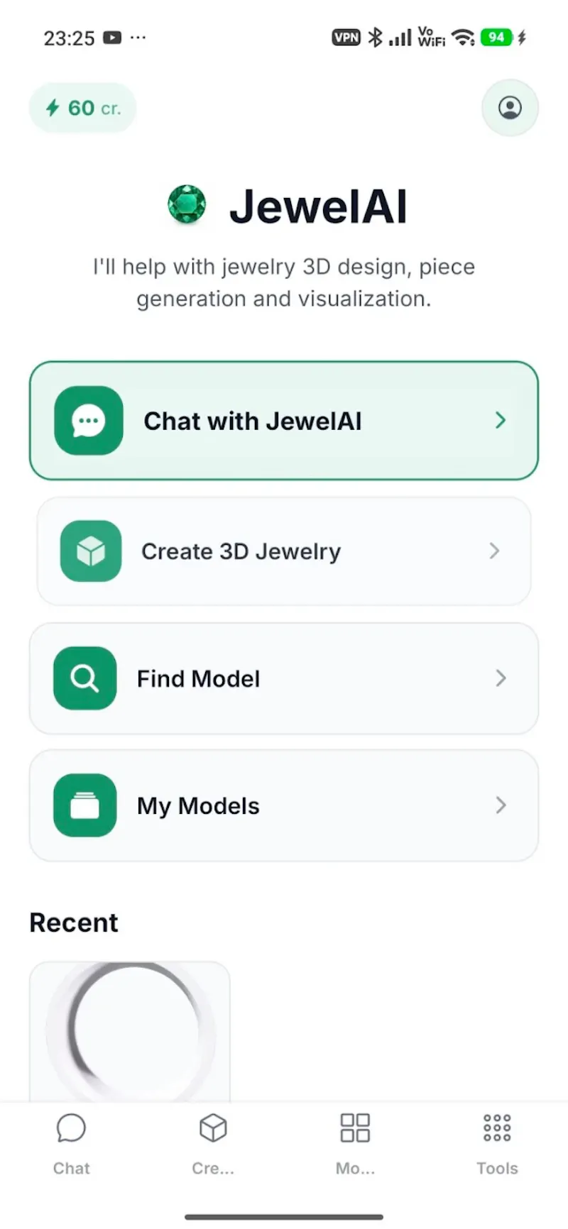 Jewel AI screenshot 2