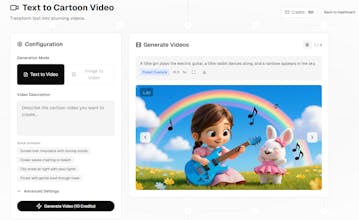 Text to cartoon videos gallery image