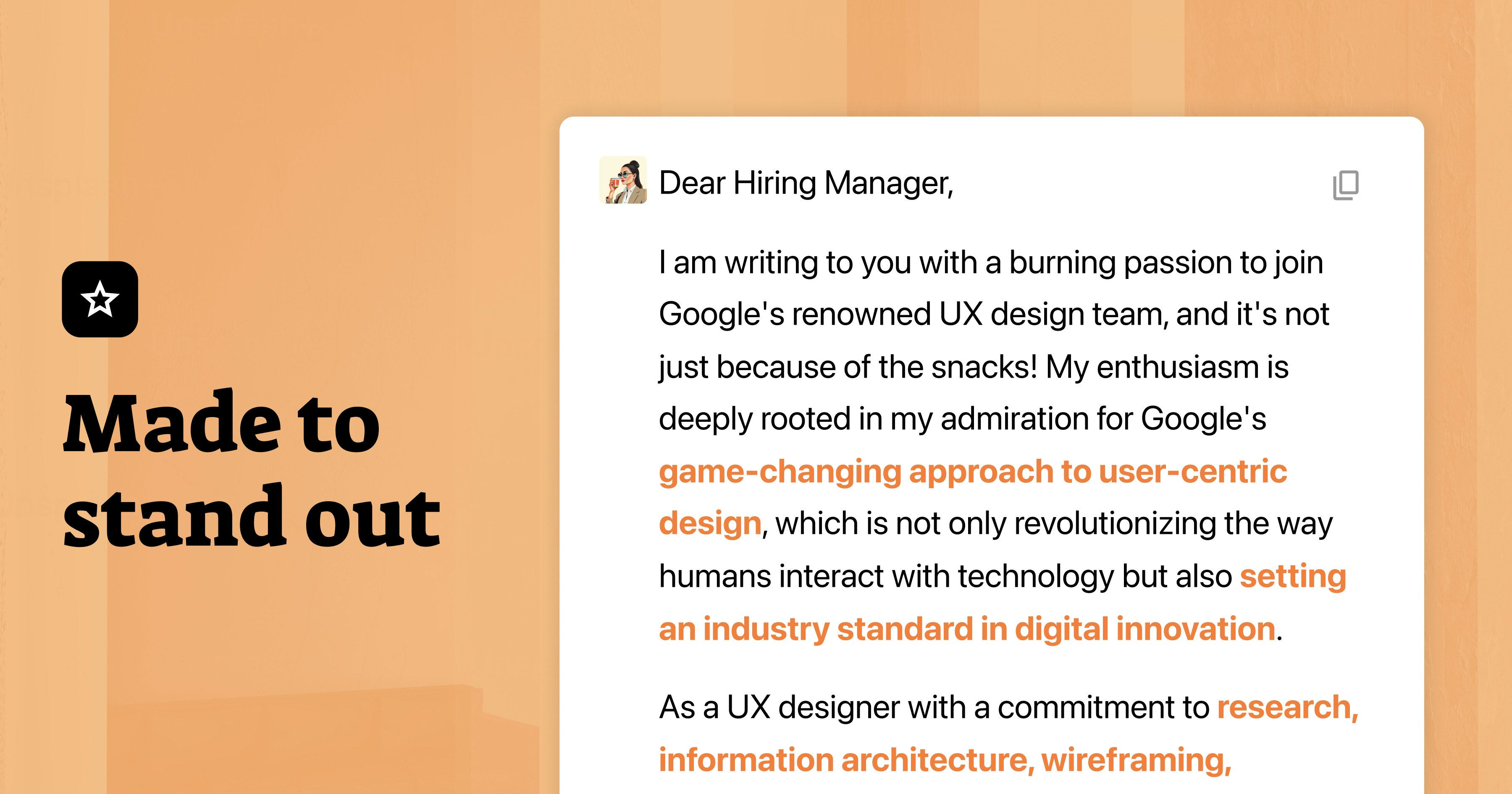 Cover Letter Generator gallery image