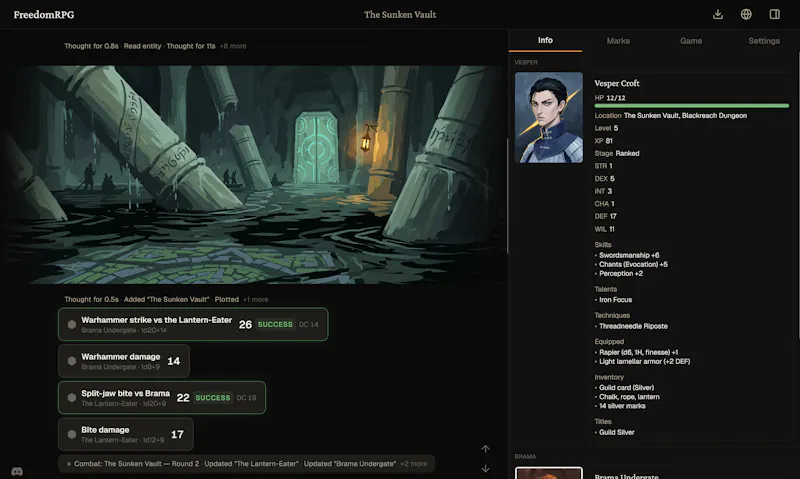 FreedomRPG screenshot 2