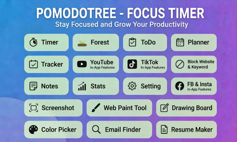 PomodoTree screenshot 2