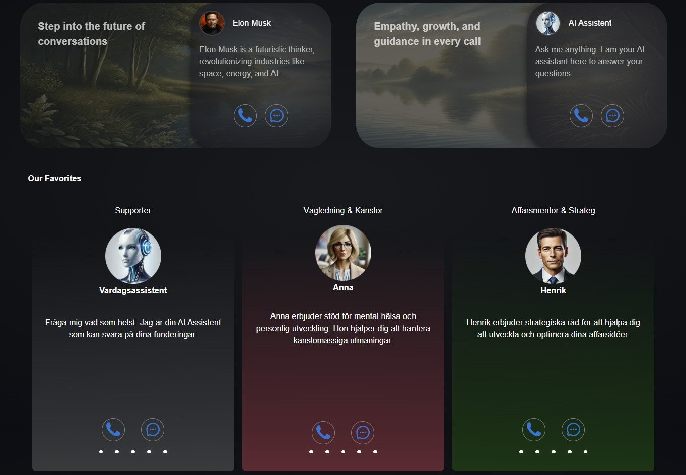 Média Ringagent AI - Conversations d'agent - voix et texte en anglais et suédois 1