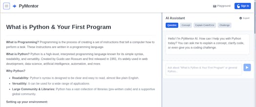 PyMentor gallery image