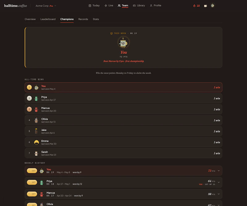 Halftime screenshot 8