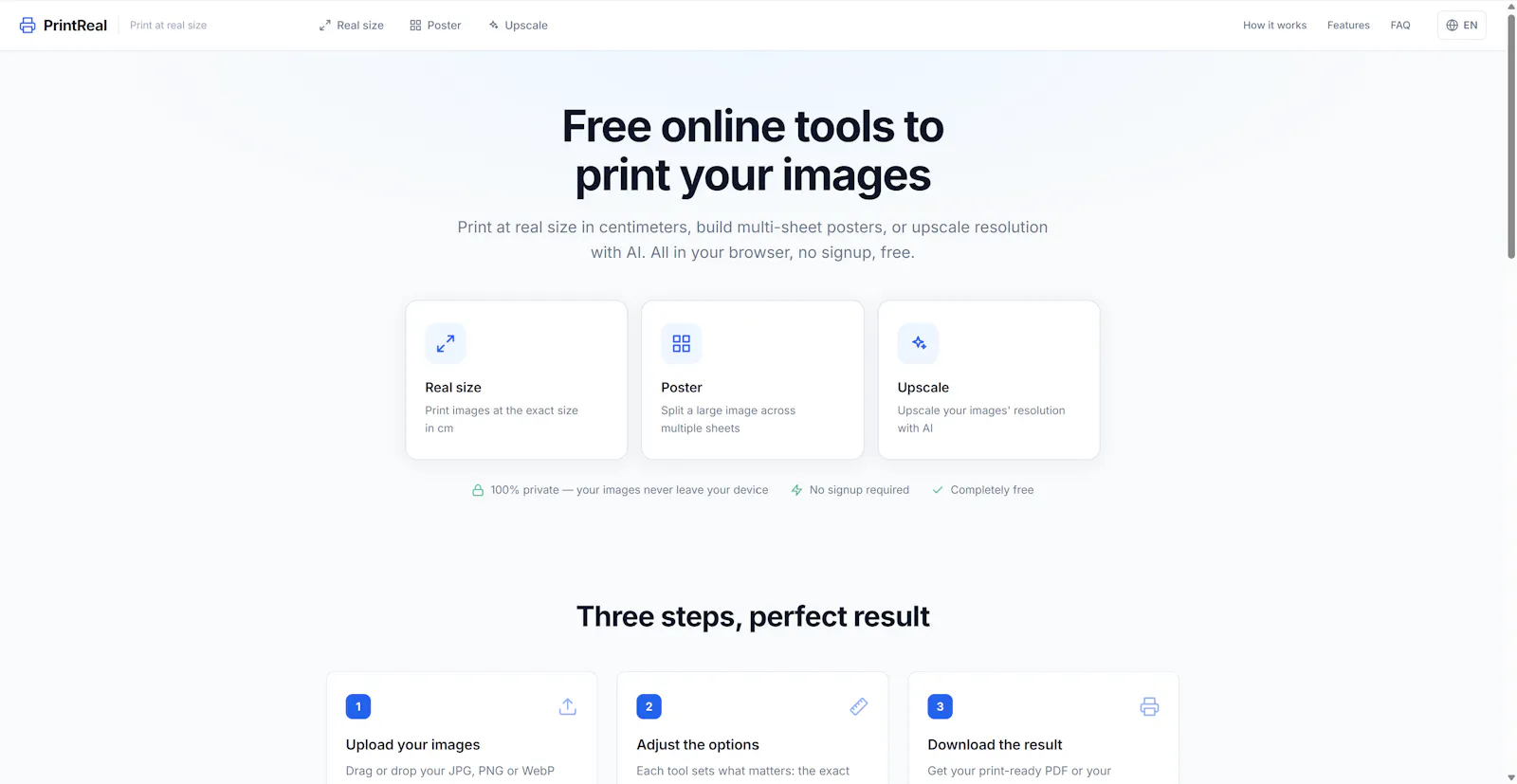PrintReal screenshot 1