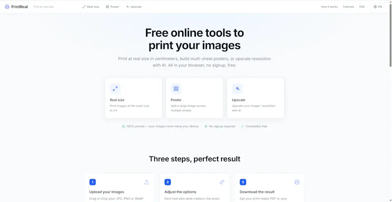 PrintReal screenshot 1