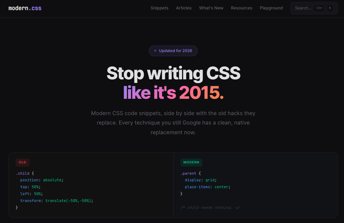modern.css gallery image