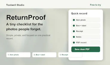 ReturnProof gallery image
