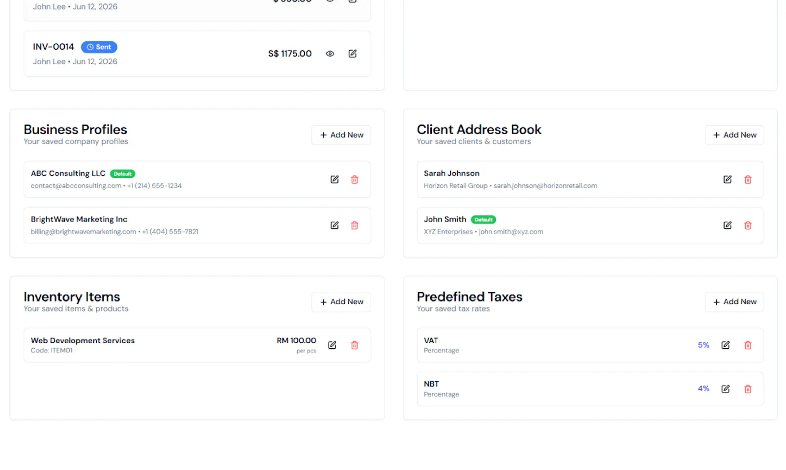 Quick Free Invoice screenshot 7