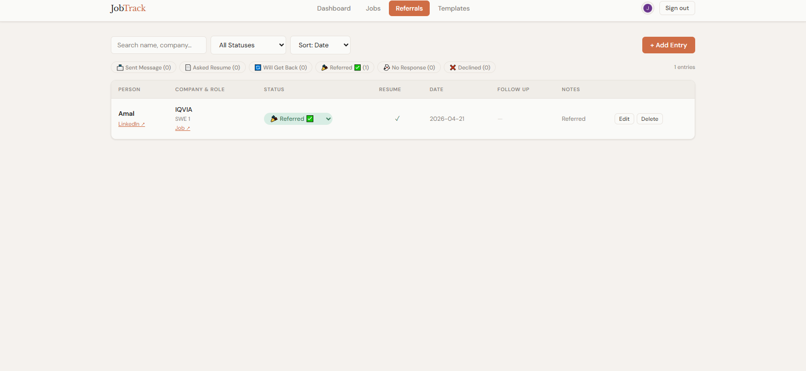 JobTrack gallery image