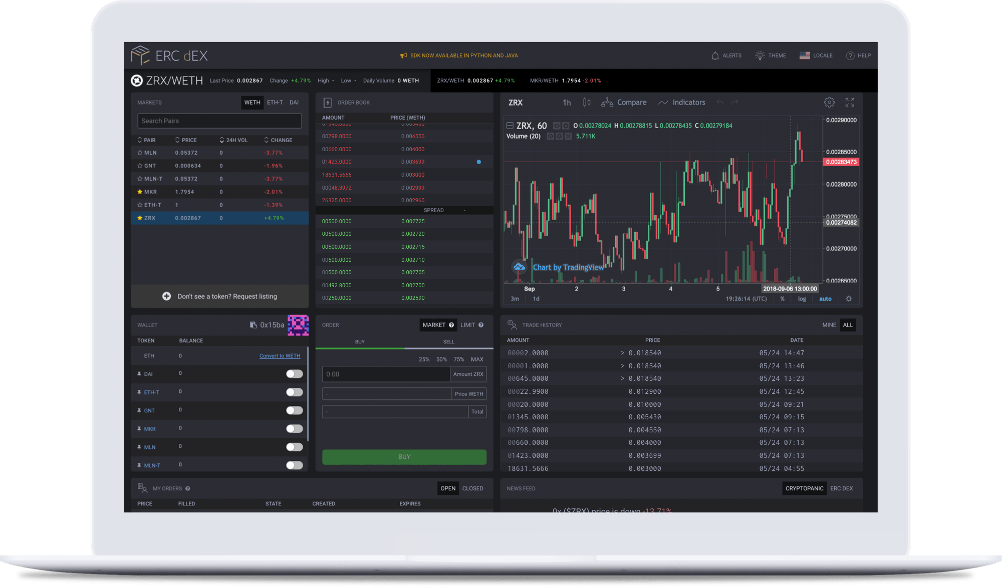 ERC dEX gallery image