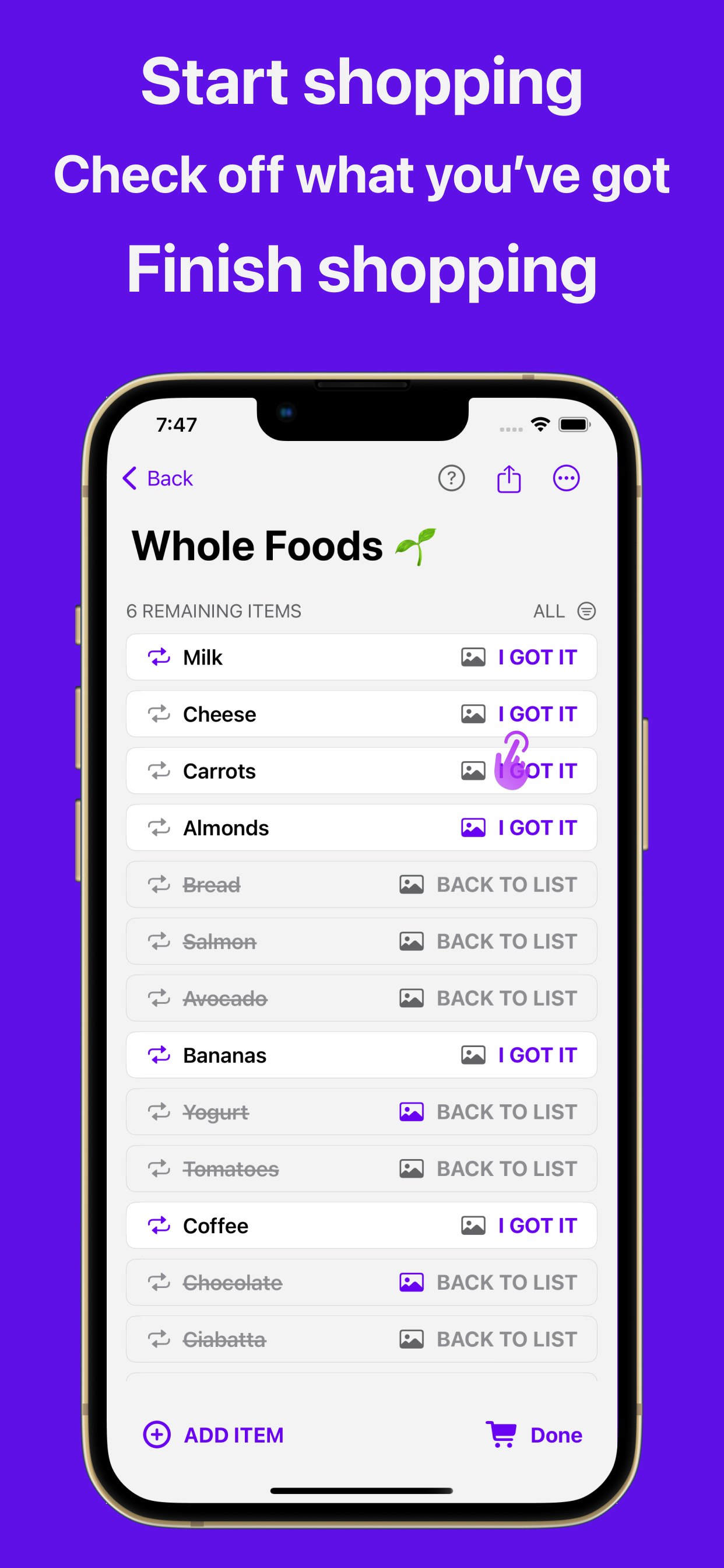 Lista de compras para toda a família media 4