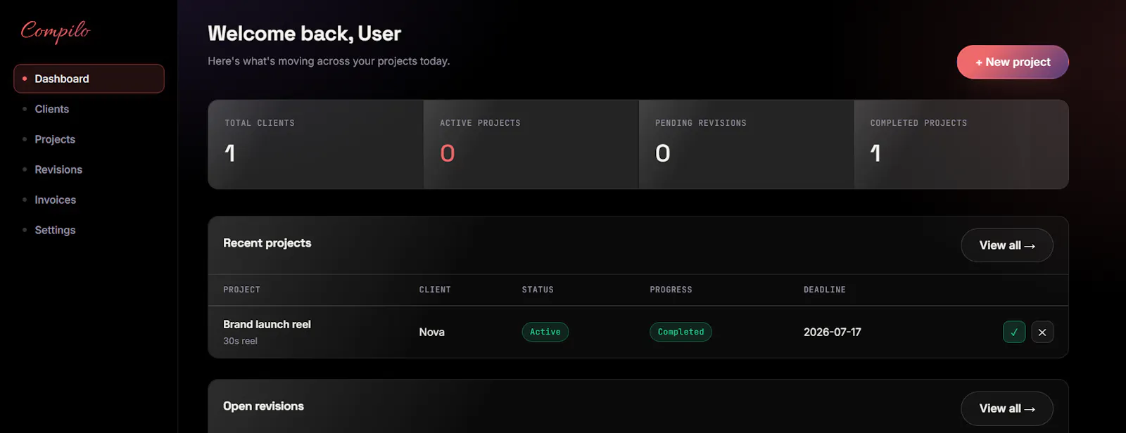 Compilo  screenshot 2