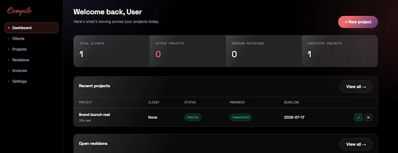 Compilo  screenshot 2