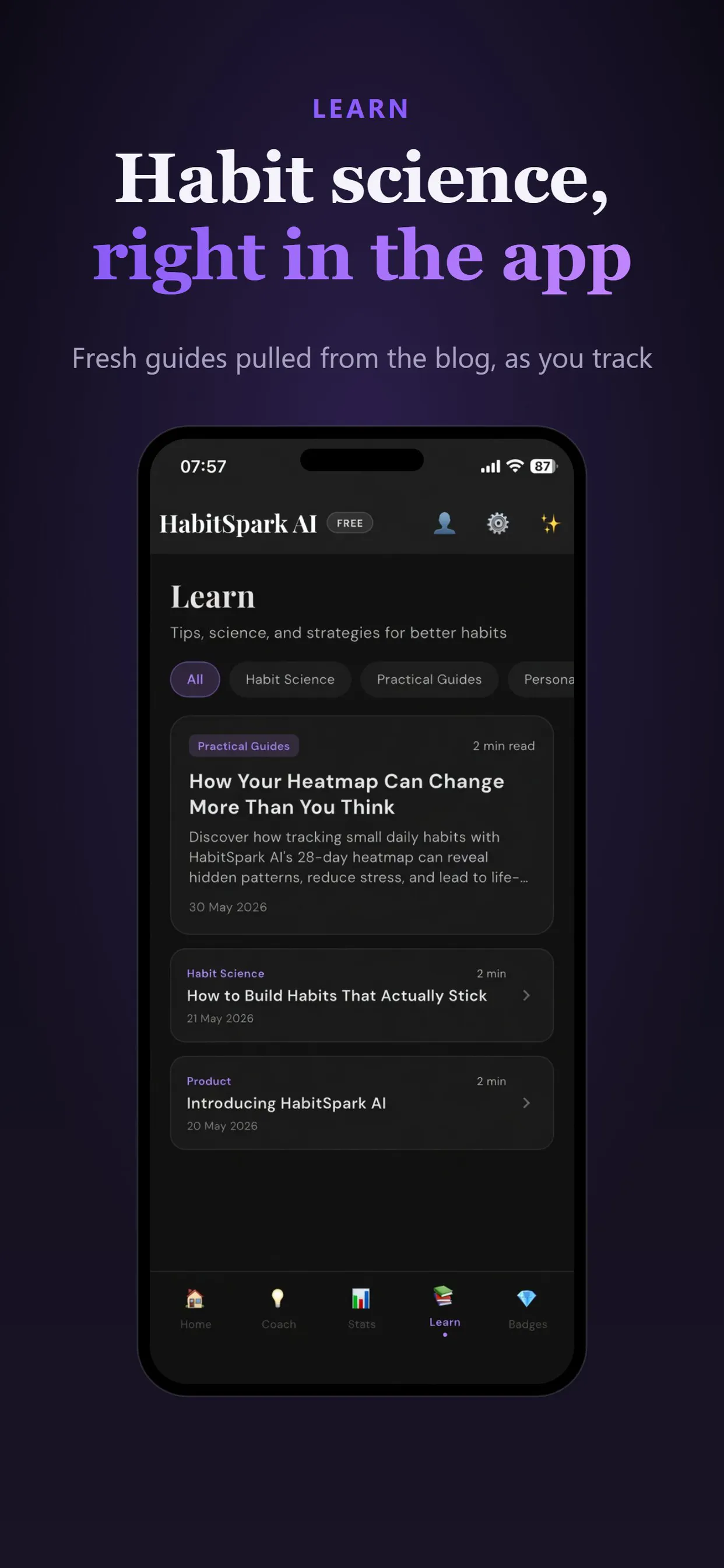 HabitSpark AI gallery image