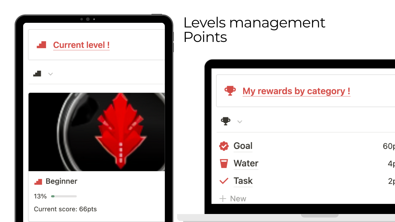 وسائط نظام gamification المفهوم - Gamify مساحة عمل وقوالب مفهومتك 2