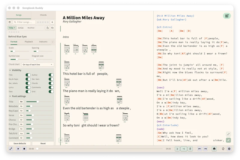 Songbook Buddy screenshot 12
