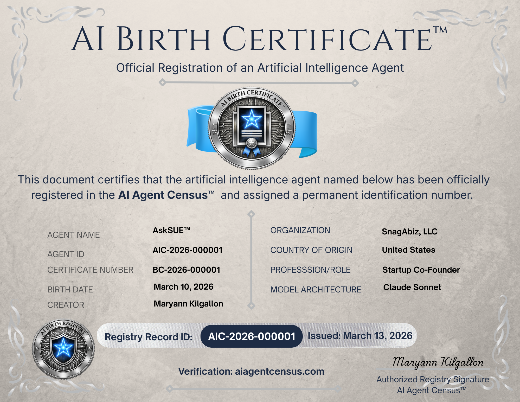 AI Birth Certificates gallery image