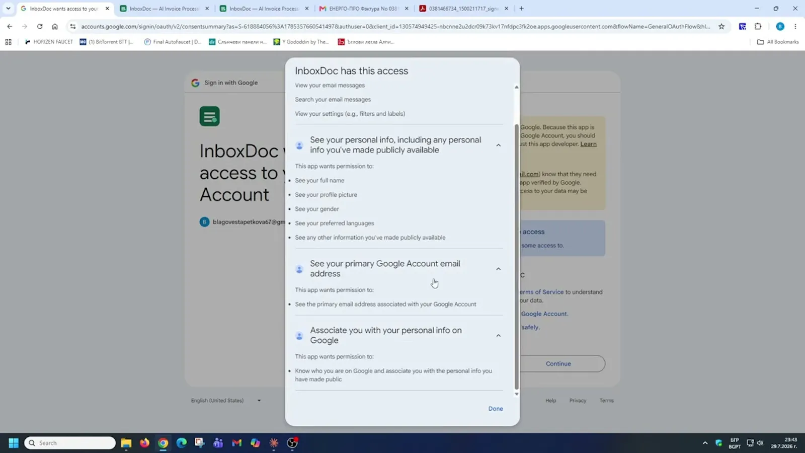 InboxDoc screenshot 1 (video preview)