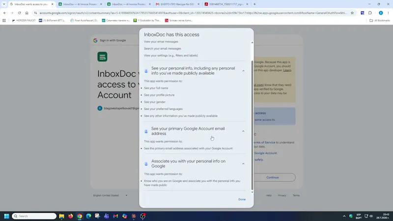 InboxDoc screenshot 1 (video preview)