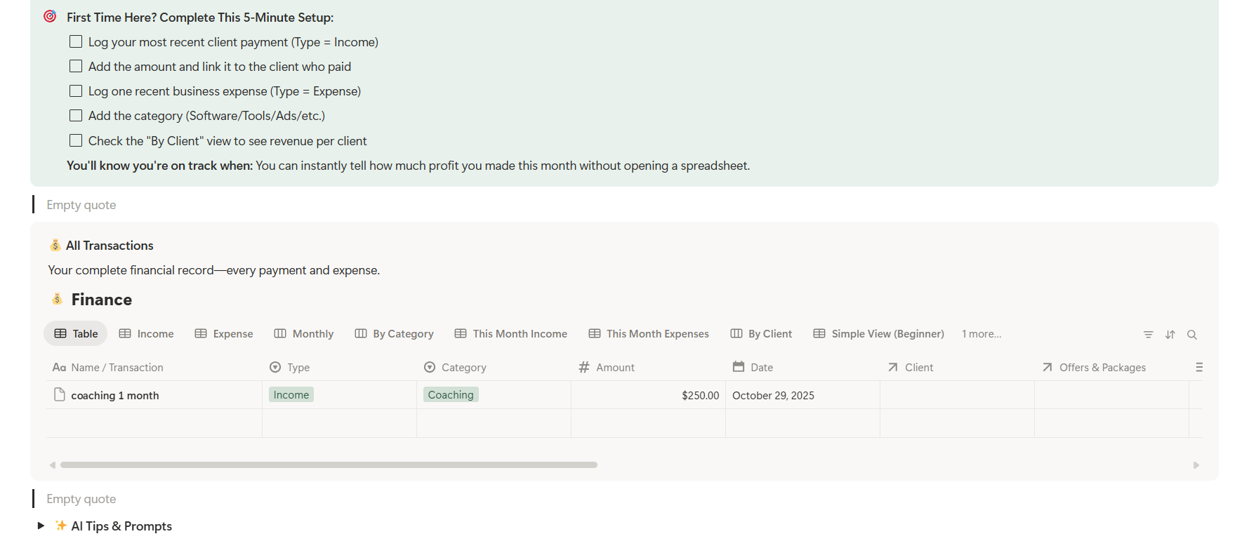 Coaching Business OS