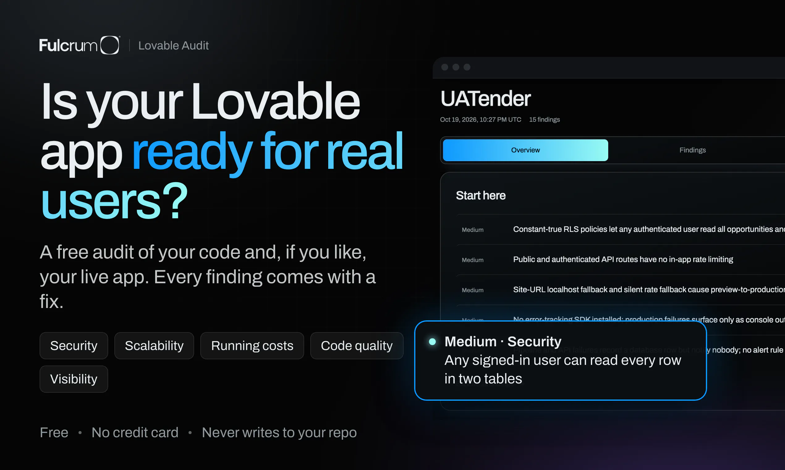 Fulcrum Lovable Audit gallery image