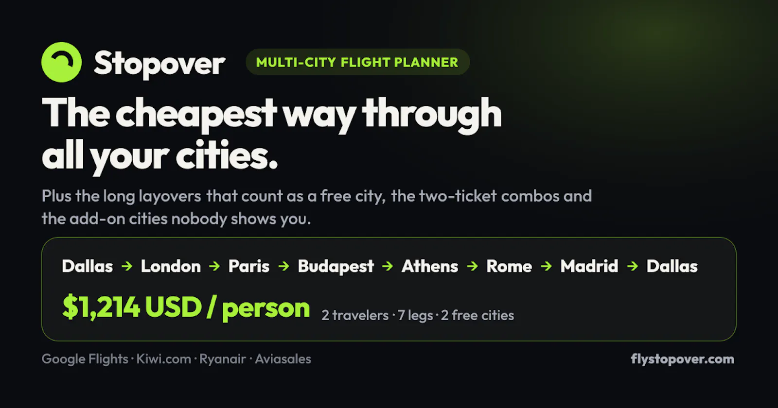Stopover screenshot 1